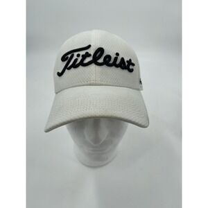 Titleist Pro V1 Golf Hat White Foot Joy FJ Flex Fit,  Men's‎ Size M/L